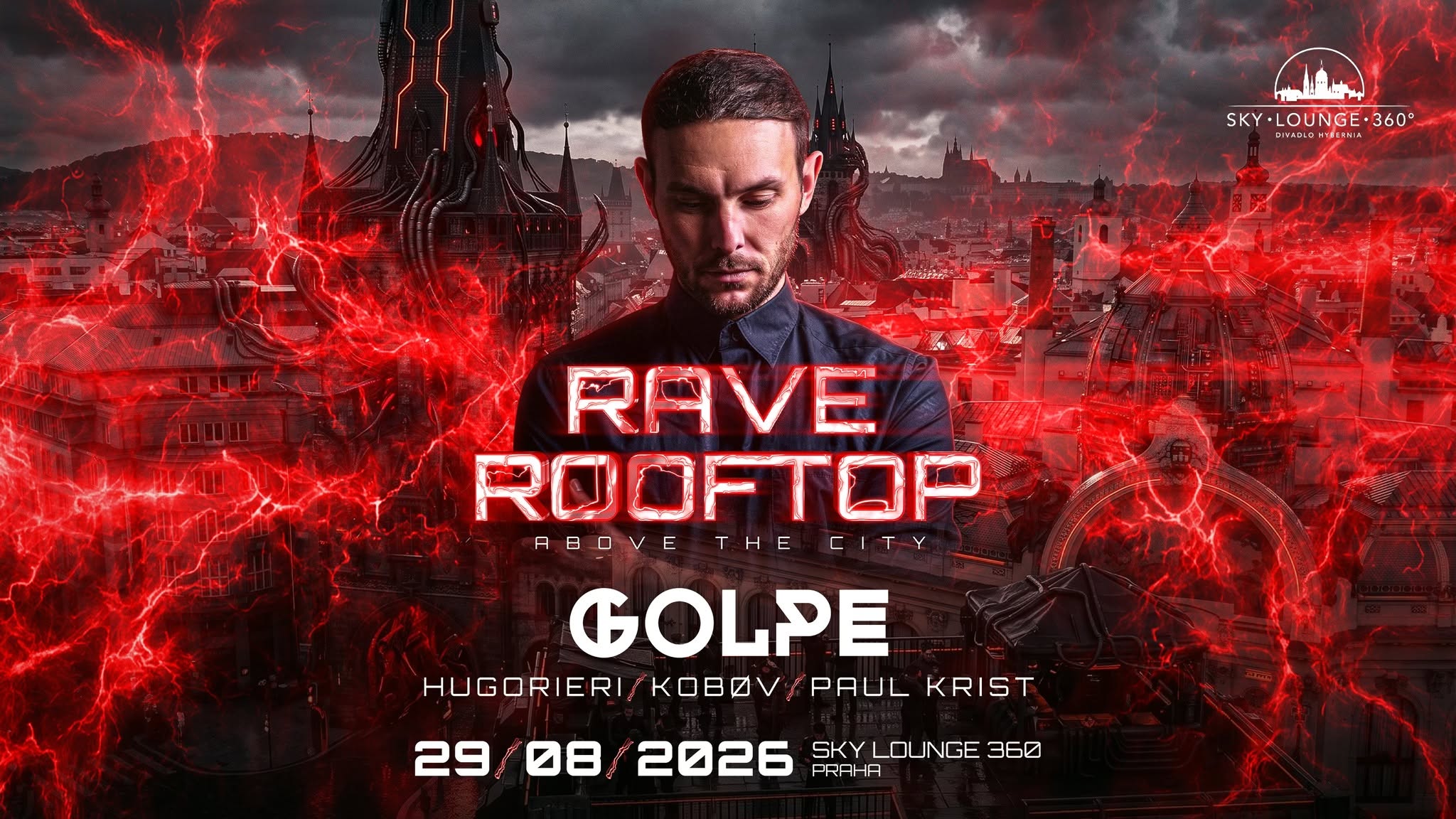 ROOFTOP RAVE s Golpe, Hugorieri, Kobøv a Paul Krist